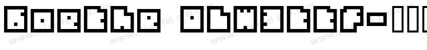 Goethe OLW3ttf字体转换